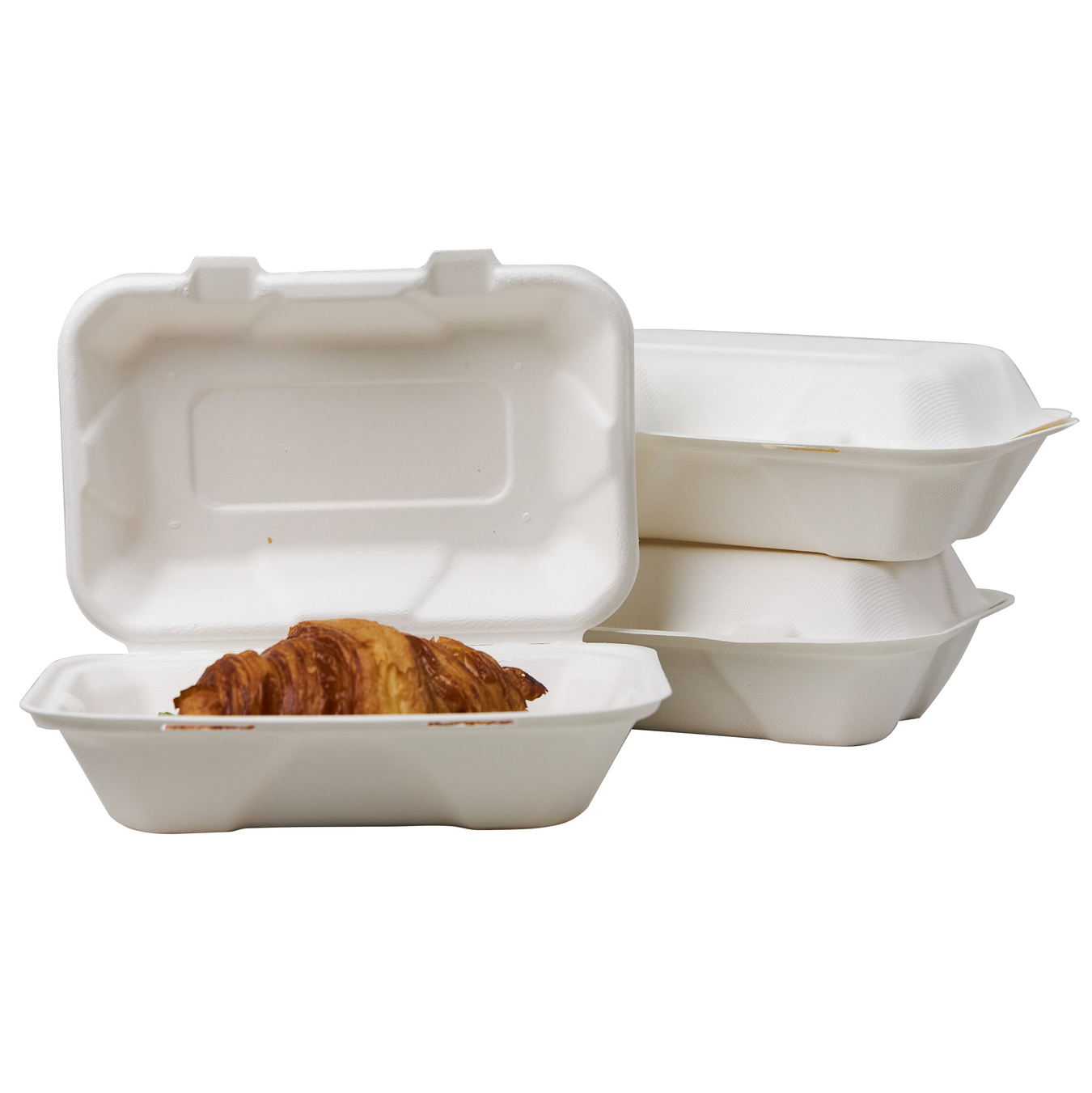 Lunch boxy prostokątne z trzciny cukrowej